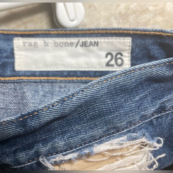 rag & bone Distressed Cutoff Denim Shorts size 26 - Picture 6 of 8